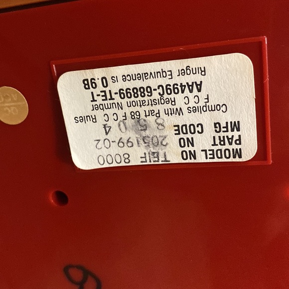 Vintage Mickey Mouse Walt Disney Touch Tone Phone Model 8000 - Picture 9 of 13